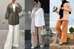 womens short coat model with wide flip flops cover 1024x675 1